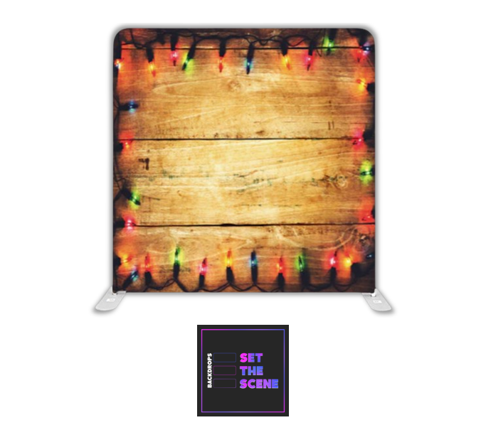 Rustic Christmas Pillowcase Backdrop Cover