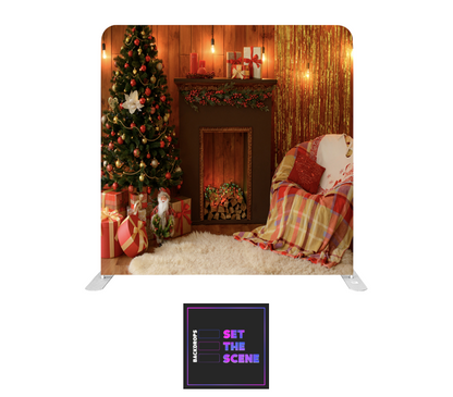 The Night Before Christmas Pillowcase Backdrop Cover