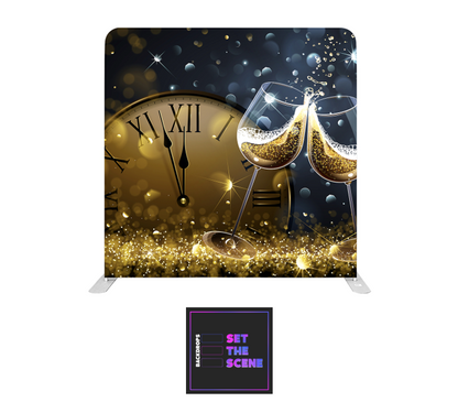 New Years Eve Pillowcase Backdrop Cover