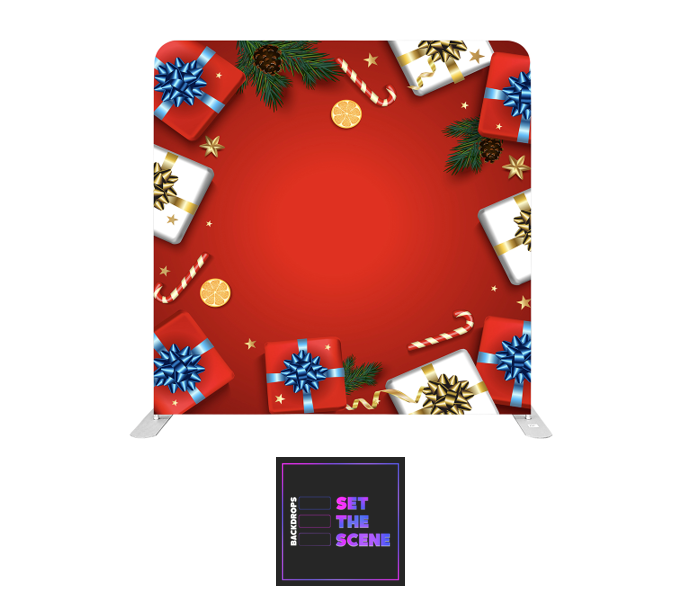Christmas Presents Pillowcase Backdrop Cover