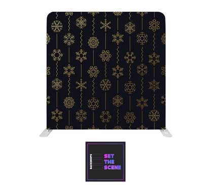 Snowflakes Pillowcase Backdrop Cover