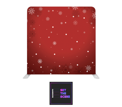 Red Christmas Pillowcase Backdrop Cover