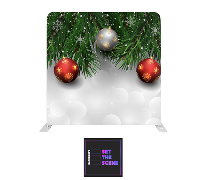 Baubles Pillowcase Backdrop Cover