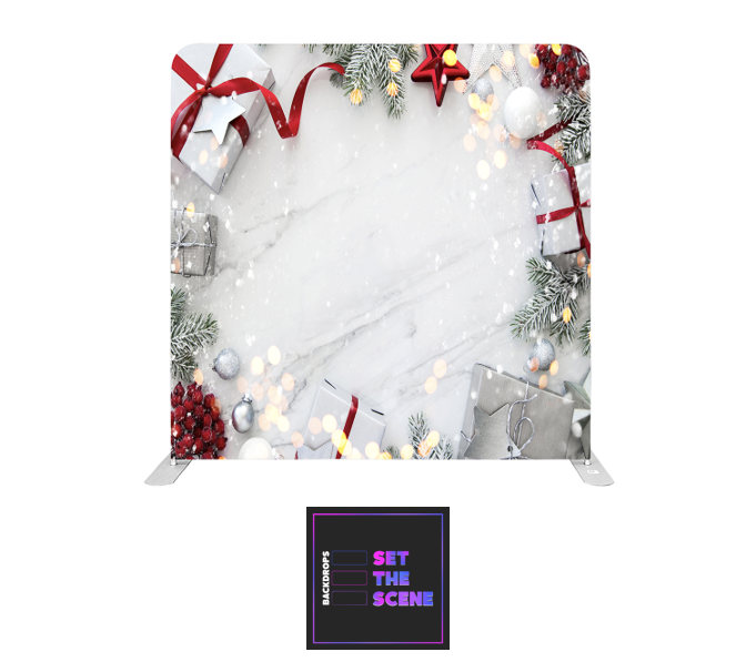 Festive Garland Pillowcase Backdrop Cover