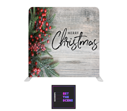 Merry Christmas Pillowcase Backdrop Cover