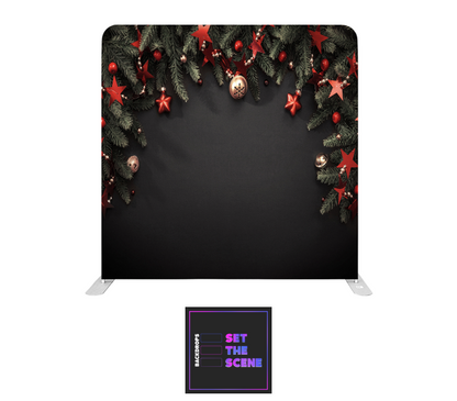 Festive Garland Pillowcase Backdrop Cover