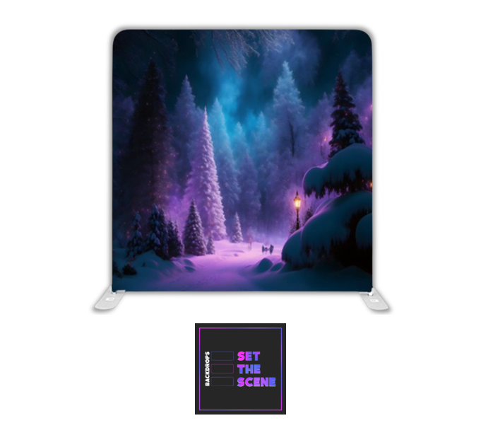 Northern Lights Pillowcase Backdrop Cover