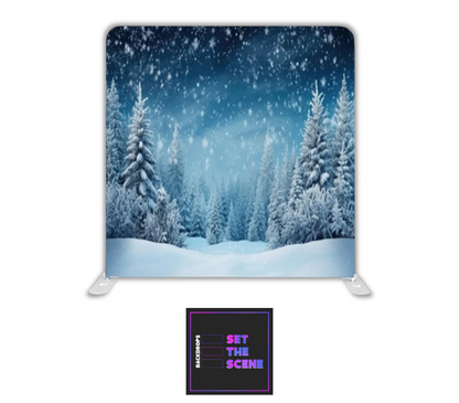 Winter Forest Pillowcase Backdrop Cover