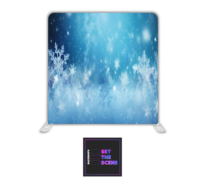Snowflakes Pillowcase Backdrop Cover