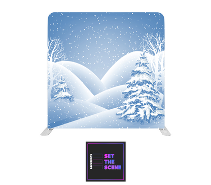 Snowy Days Pillowcase Backdrop Cover