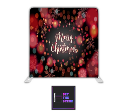 Merry Christmas Pillowcase Backdrop Cover