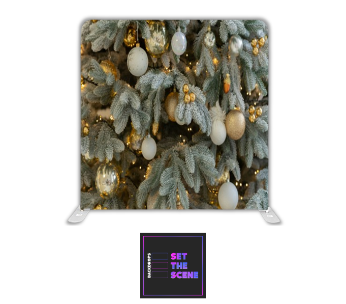 Frosty Tree Pillowcase Backdrop Cover