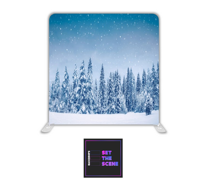 Christmas Trees Pillowcase Backdrop Cover