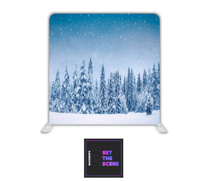 Christmas Trees Pillowcase Backdrop Cover