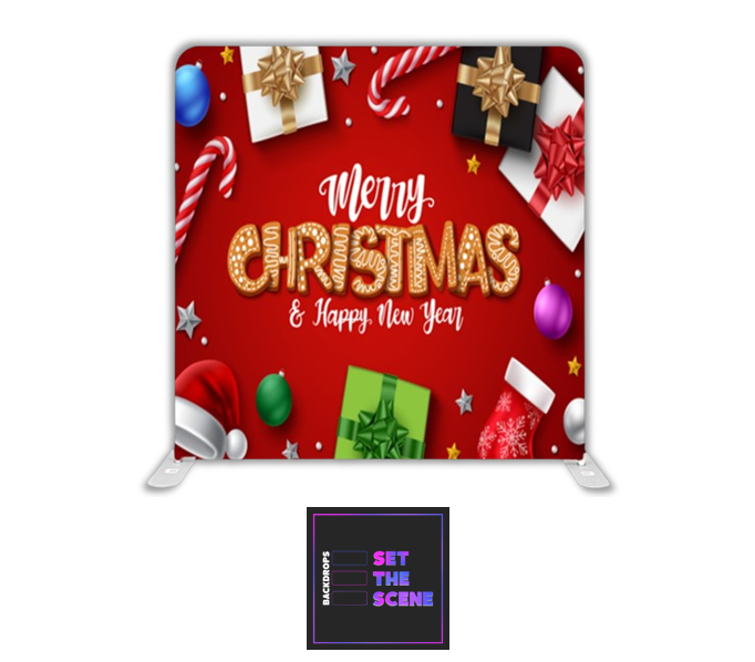 Merry Christmas Pillowcase Backdrop Cover