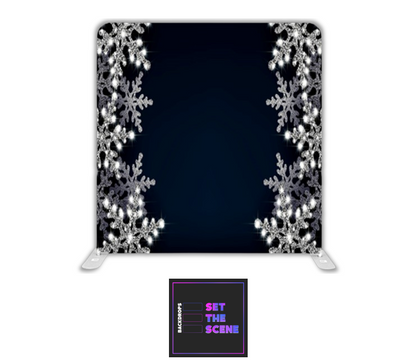 Snowflakes Pillowcase Backdrop Cover