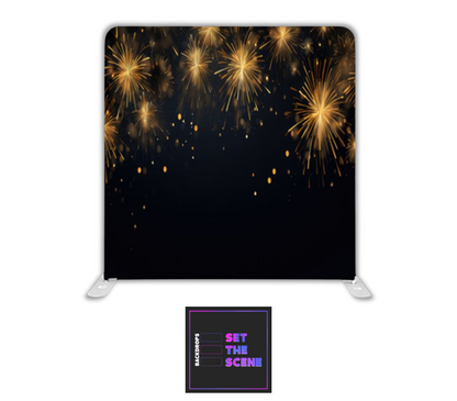 Fireworks Pillowcase Backdrop Cover
