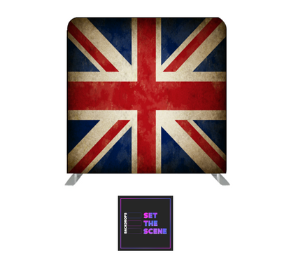 Union Jack Flag Pillowcase Backdrop Cover