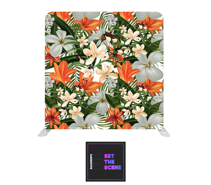 Amaryllis Pillowcase Backdrop Cover
