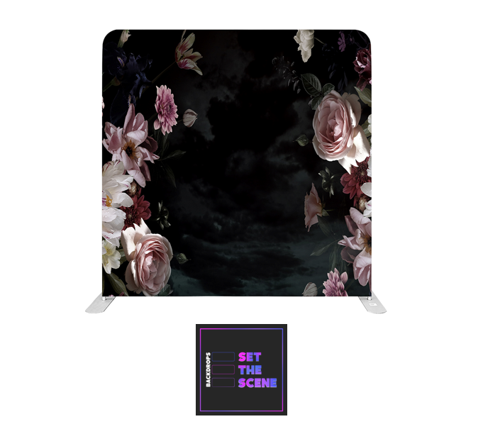 Flower at Midnight Pillowcase Backdrop Cover