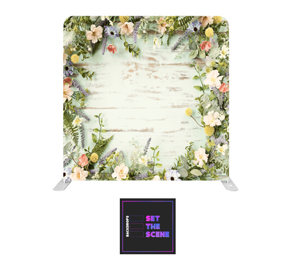 Spring Garland Pillowcase Backdrop Cover