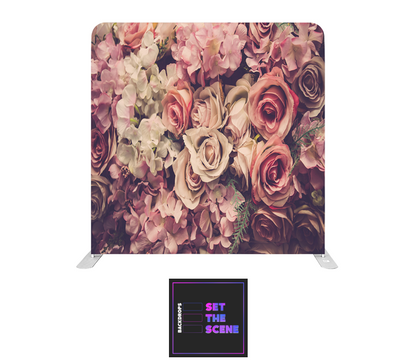 Retro Roses Pillowcase Backdrop Cover