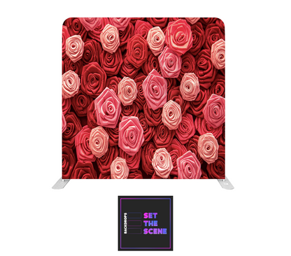 Romantic Roses Pillowcase Backdrop Cover