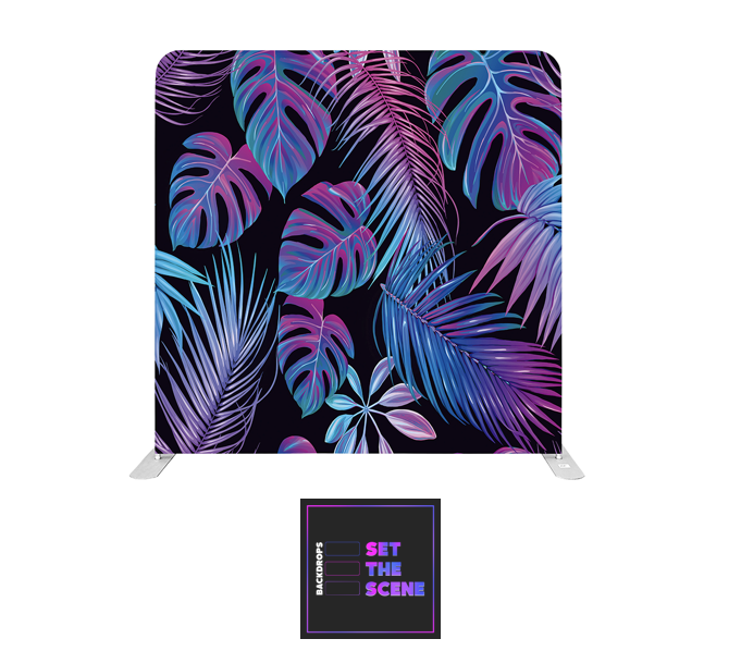 Tropical Leaves Pillowcase Backdrop Cover
