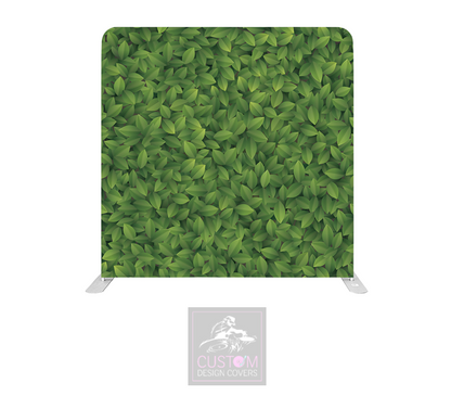 Green Leaves Effect Pillowcase Backdrop Cover