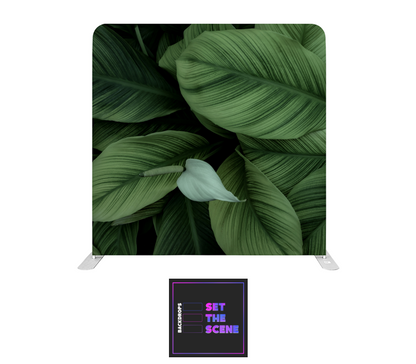 Tropical Leaves Pillowcase Backdrop Cover