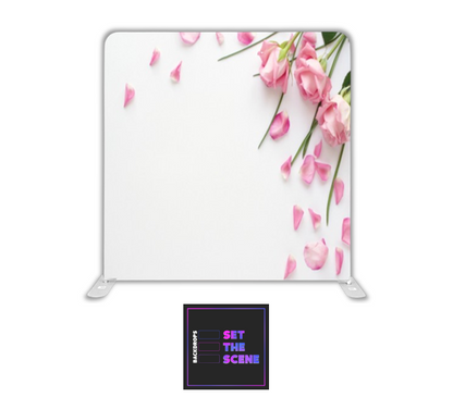 Roses & Petals Pillowcase Backdrop Cover