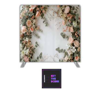 Floral Arch Pillowcase Backdrop Cover