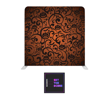 Pumpkin Swirl Pillowcase Backdrop Cover 