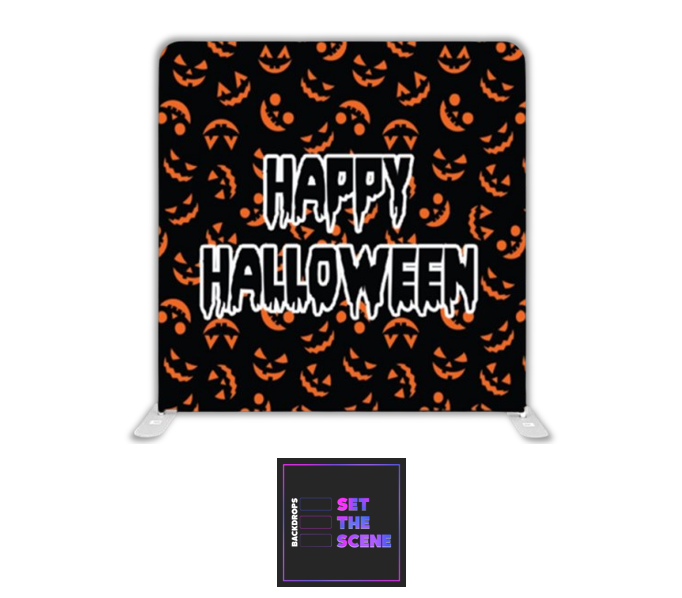 Happy Halloween Pillowcase Backdrop Cover
