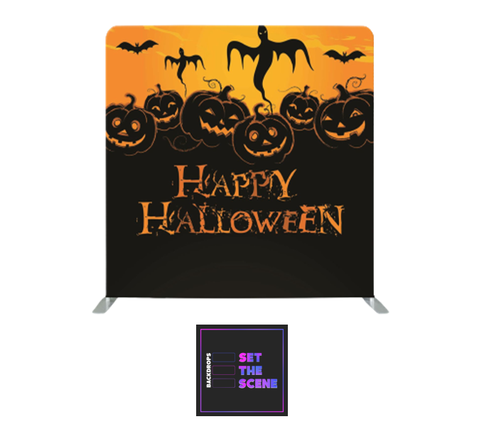 Happy Halloween Pillowcase Backdrop Cover
