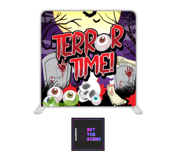 Terror Time Pillowcase Backdrop Cover