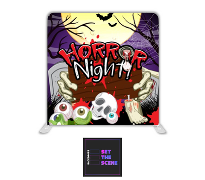Horror Night Pillowcase Backdrop Cover