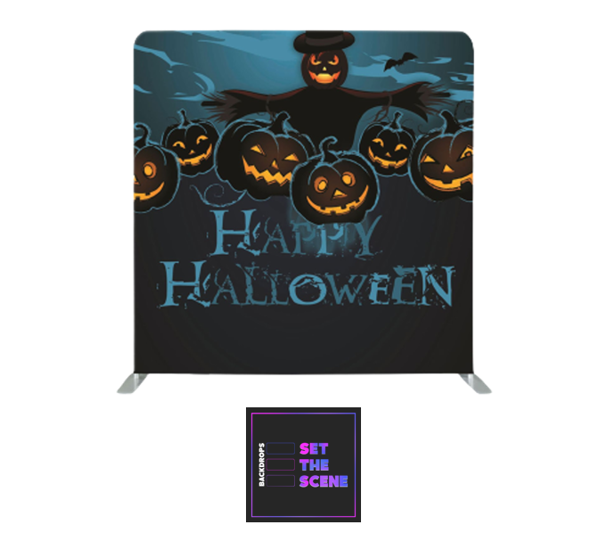 Happy Halloween Pillowcase Backdrop Cover 