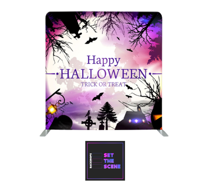 Halloween Pillowcase Backdrop Cover