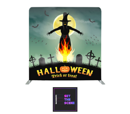 Halloween Pillowcase Backdrop Cover