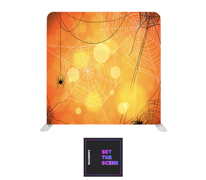 Spiders & Webs Pillowcase Backdrop Cover