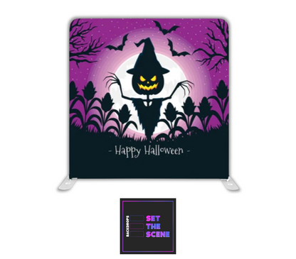 Happy Halloween Pillowcase Backdrop Cover