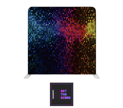 Multi Mirror Wall Effect Pillowcase Backdrop Cover