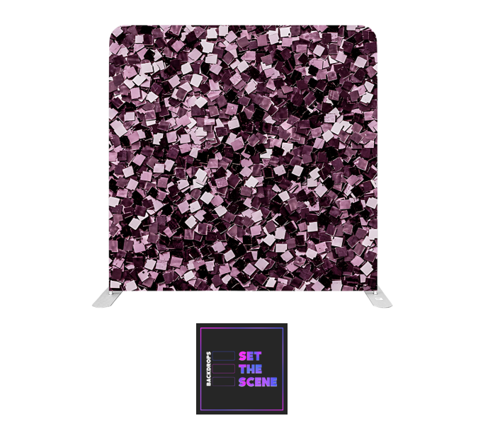 Chunky Glitter Effect Pillowcase Backdrop Cover