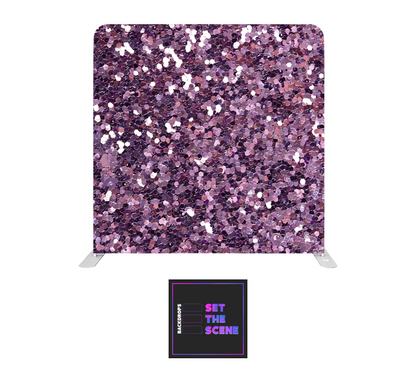 Chunky Glitter Effect Pillowcase Backdrop Cover