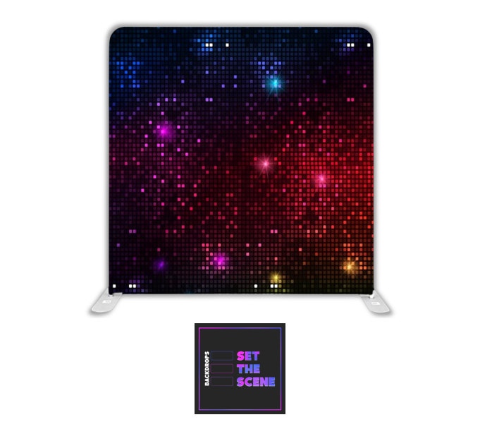 Abstract Disco Pillowcase Backdrop Cover