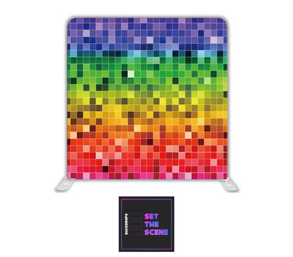 Colour Block Pillowcase Backdrop Cover