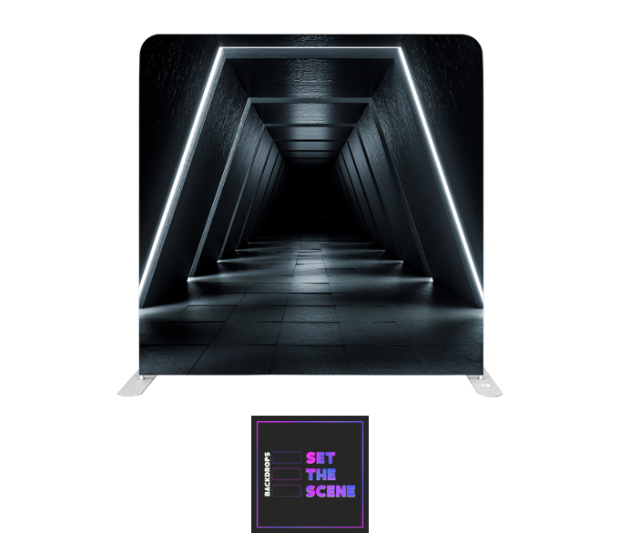 Dark Futuristic Pillowcase Backdrop Cover