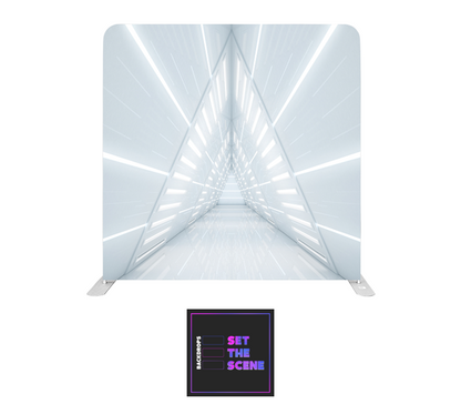 Futuristic Pillowcase Backdrop Cover