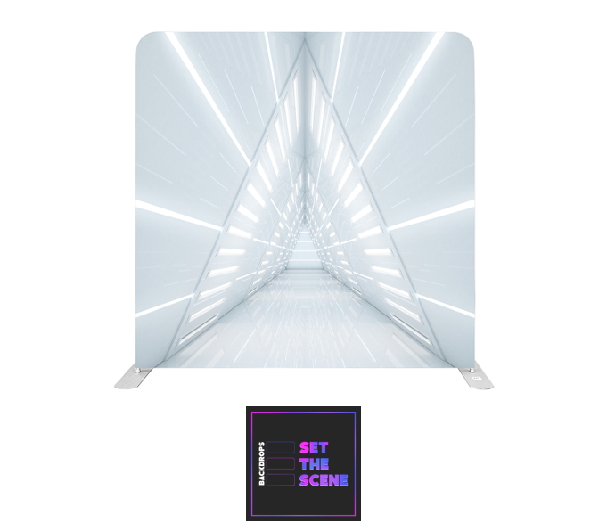 Futuristic Pillowcase Backdrop Cover